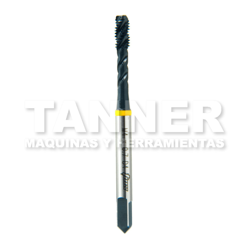 MACHUELO HELICOIDAL HSS M4X.7 3F INOXIDABLE