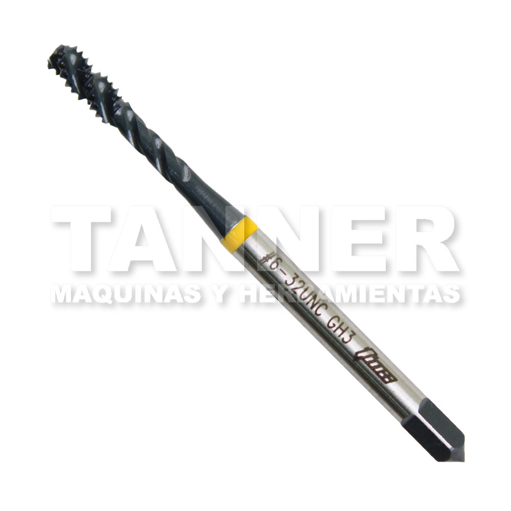 MACHUELO HELICOIDAL HSS 6-32 H3 3F