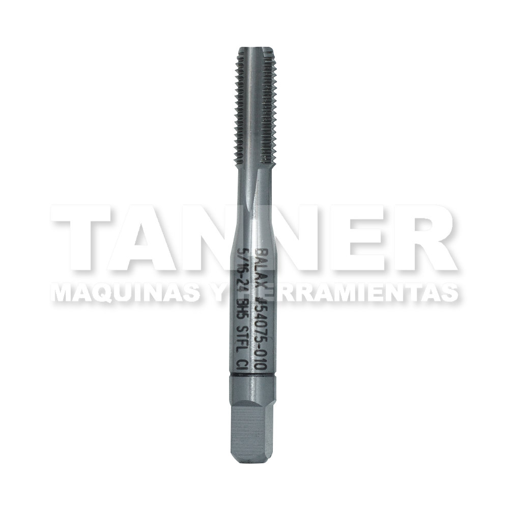 MACHUELO RECTO 5/16-24 4F H5