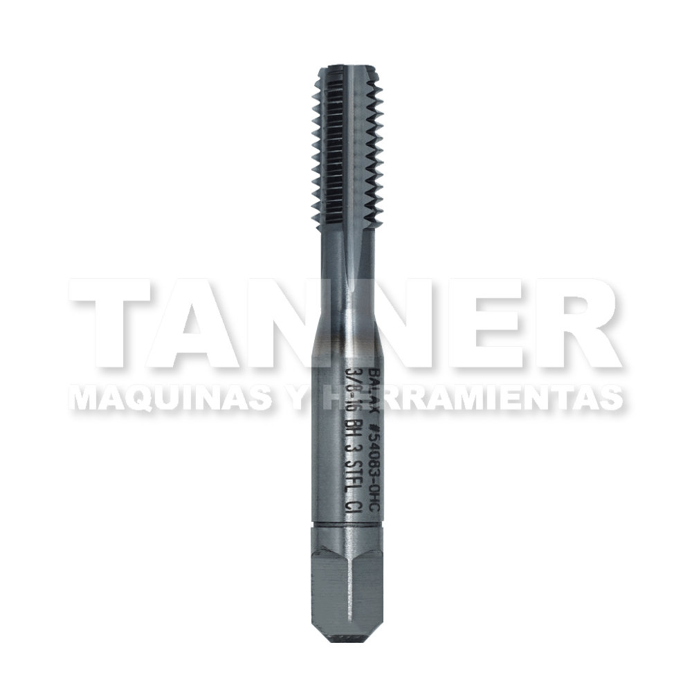 MACHUELO RECTO 3/8-16 4F H3 TICN