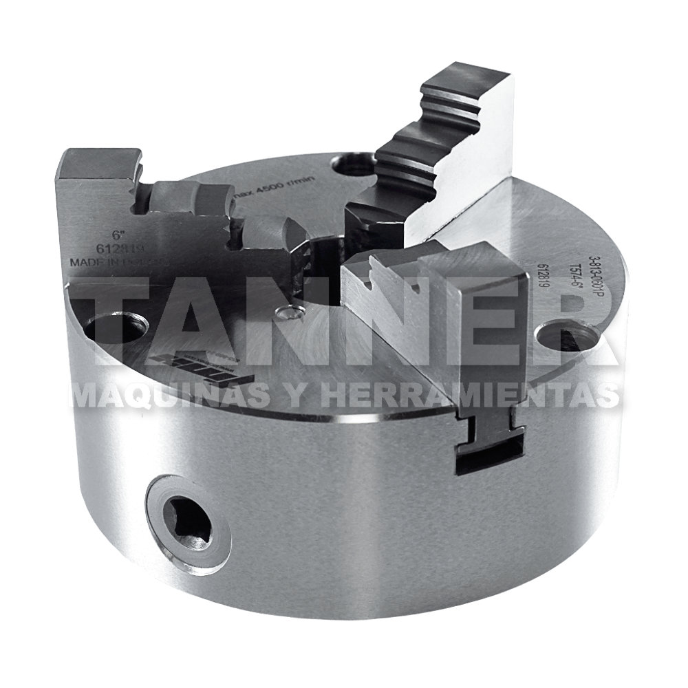 3-JAW(SOL) SCROLL STL FRTMNT PB CHK,6IN