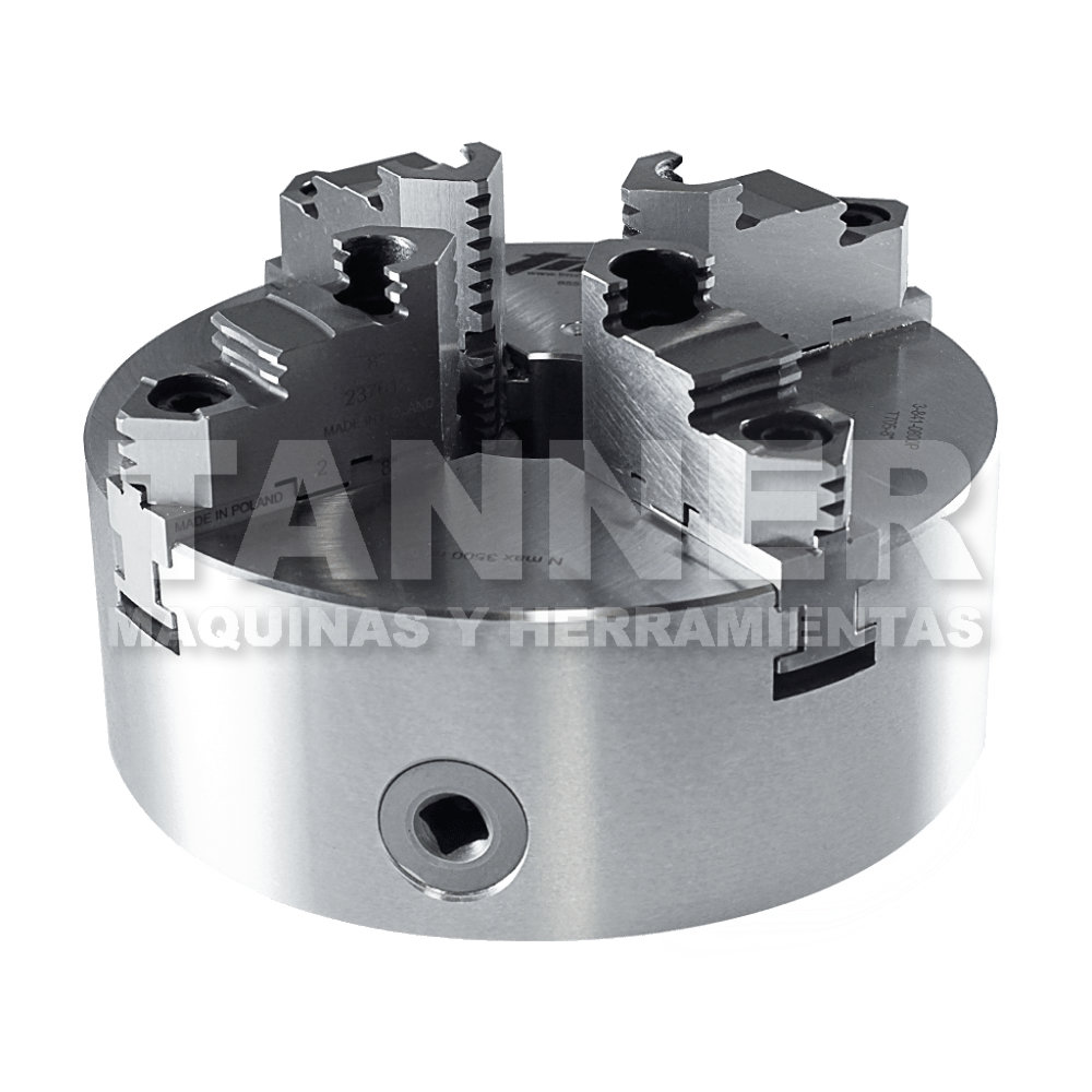 4-JAW(2PC) SCROLL STEEL CHUCK, 8IN