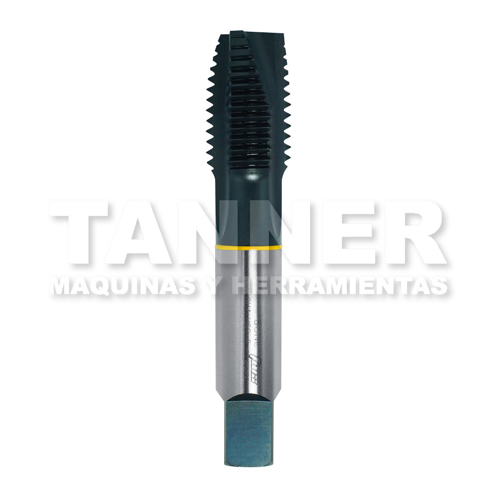 MACHUELO SEMICONICO HSS 1-8 PUNTA ESPIRAL GH3 3F UNC INOXIDABLE