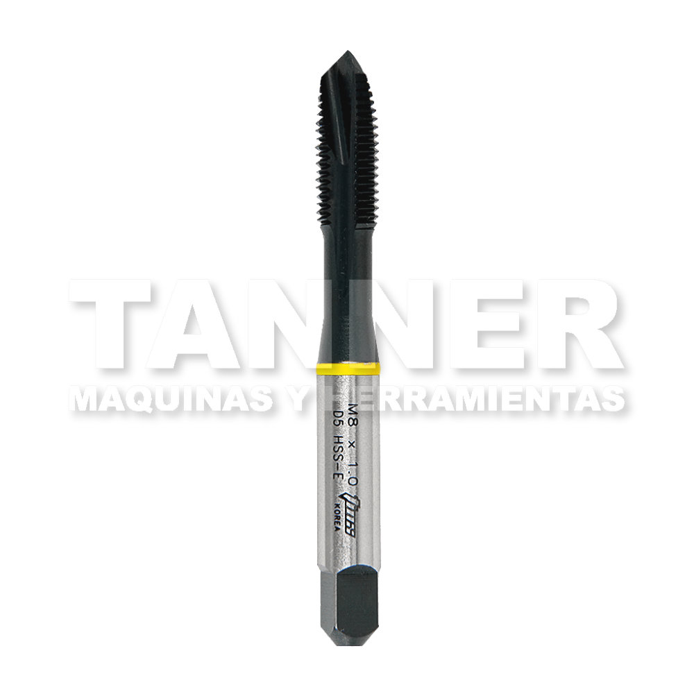 GUN PT (SPRLPT) M8X1.0 D5 HSS-E YELLOW