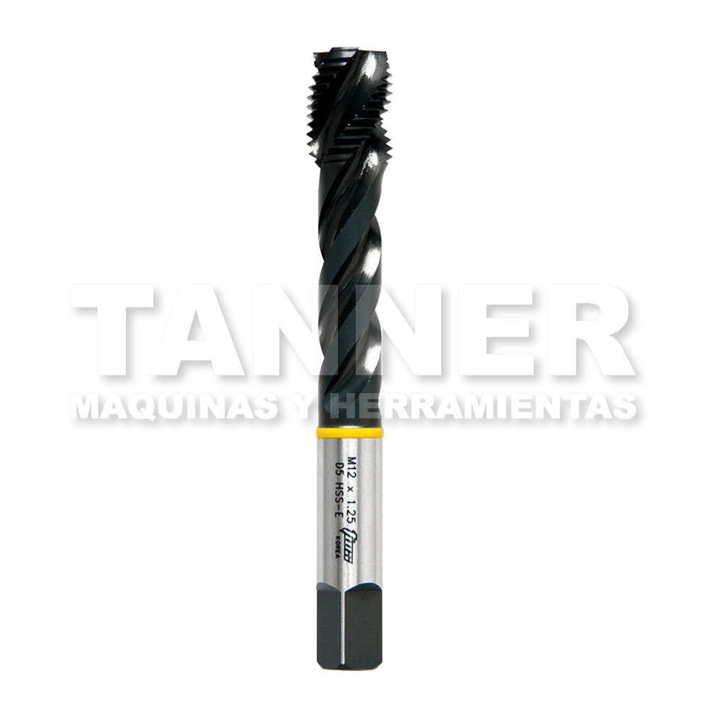 SPIRAL FLUTE M12 X 1.25 D5 HSS-E YELLOW