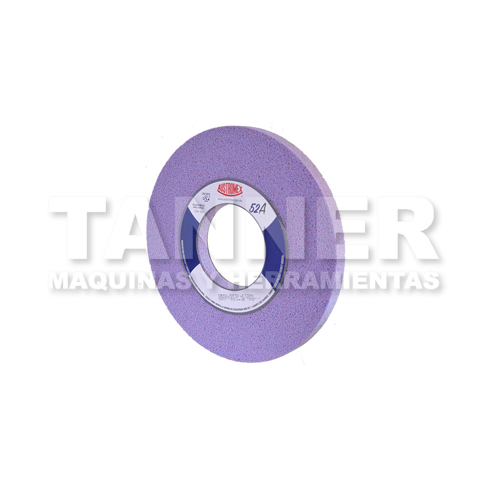RUEDA ABRASIVA VITRIFICADA ROSA 52A 350 x 25 x 127 52A541I25VP1