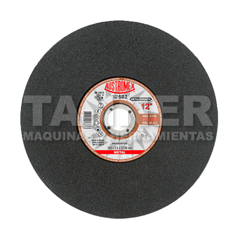 DISCO PARA PRUEBAS METALOGRAFICAS 300X2.5X32.00