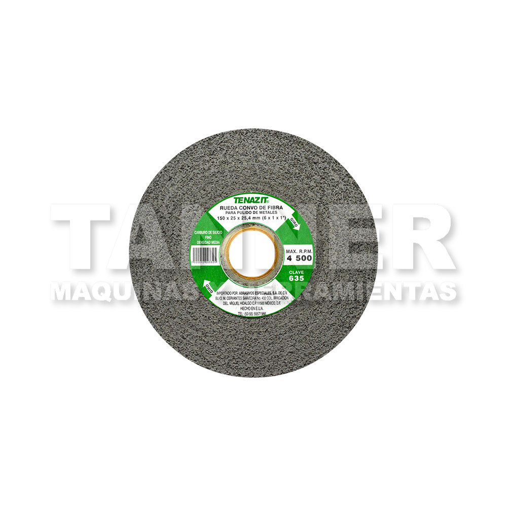 FIBRA CONVOLUTE 150X25.4X25.4 8S GRANO FINO