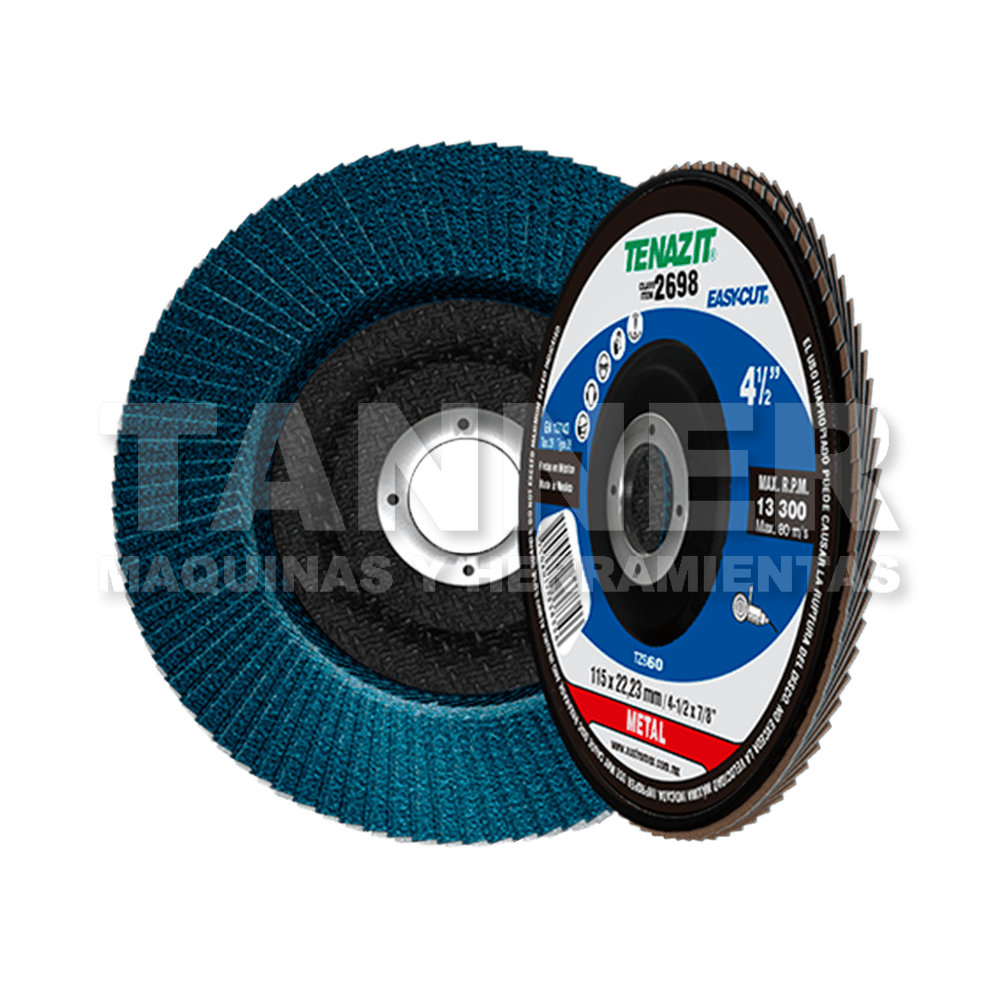 DISCO LAMINADO EASY CUT GRANO DE ZIRCONIO, DE 115 X 22.23 MM, GRANO 60