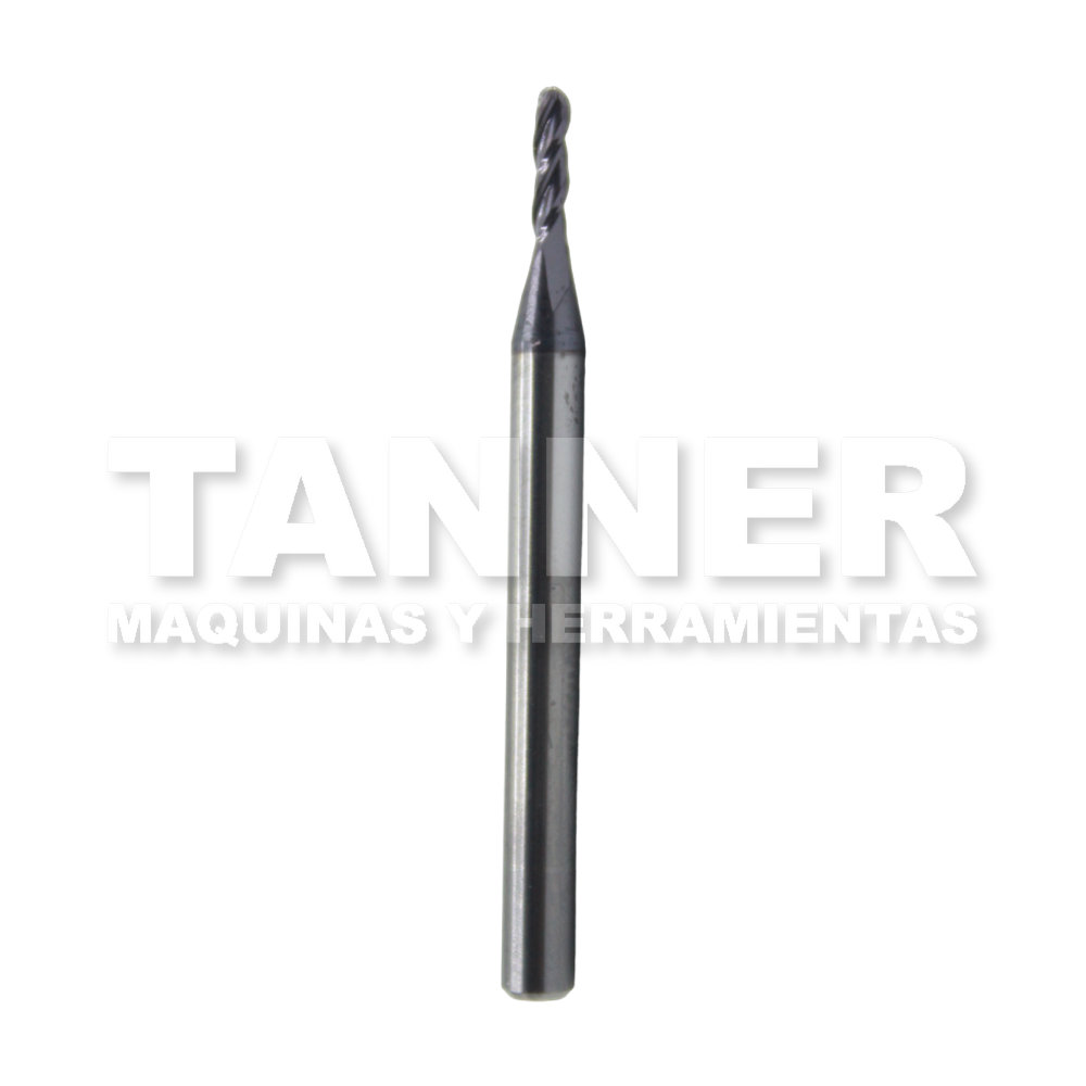 CORTADOR BOLA CARBURO 1/16X1/4X1-1/2 3F TIALN