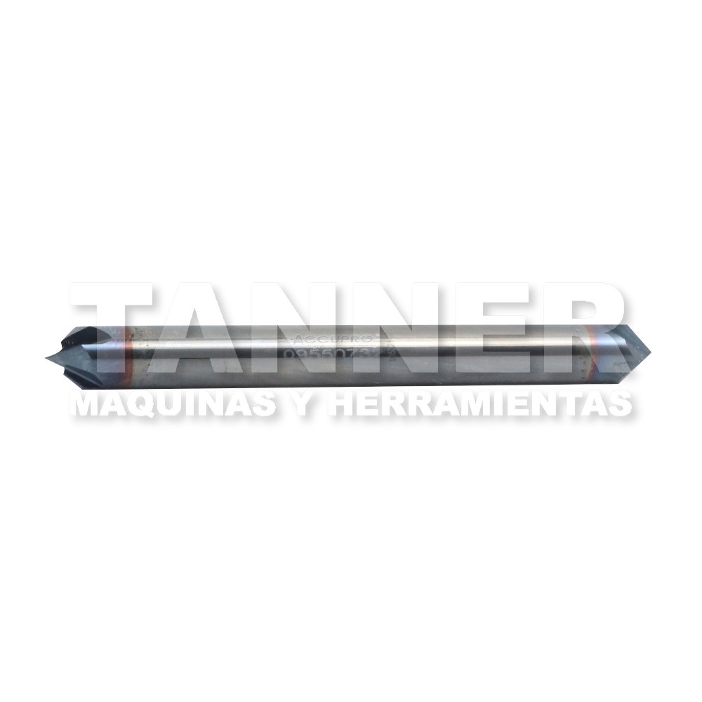 CORTADOR DOBLE CARBURO CHAFLAN 1/4PULG 4F 90GRA