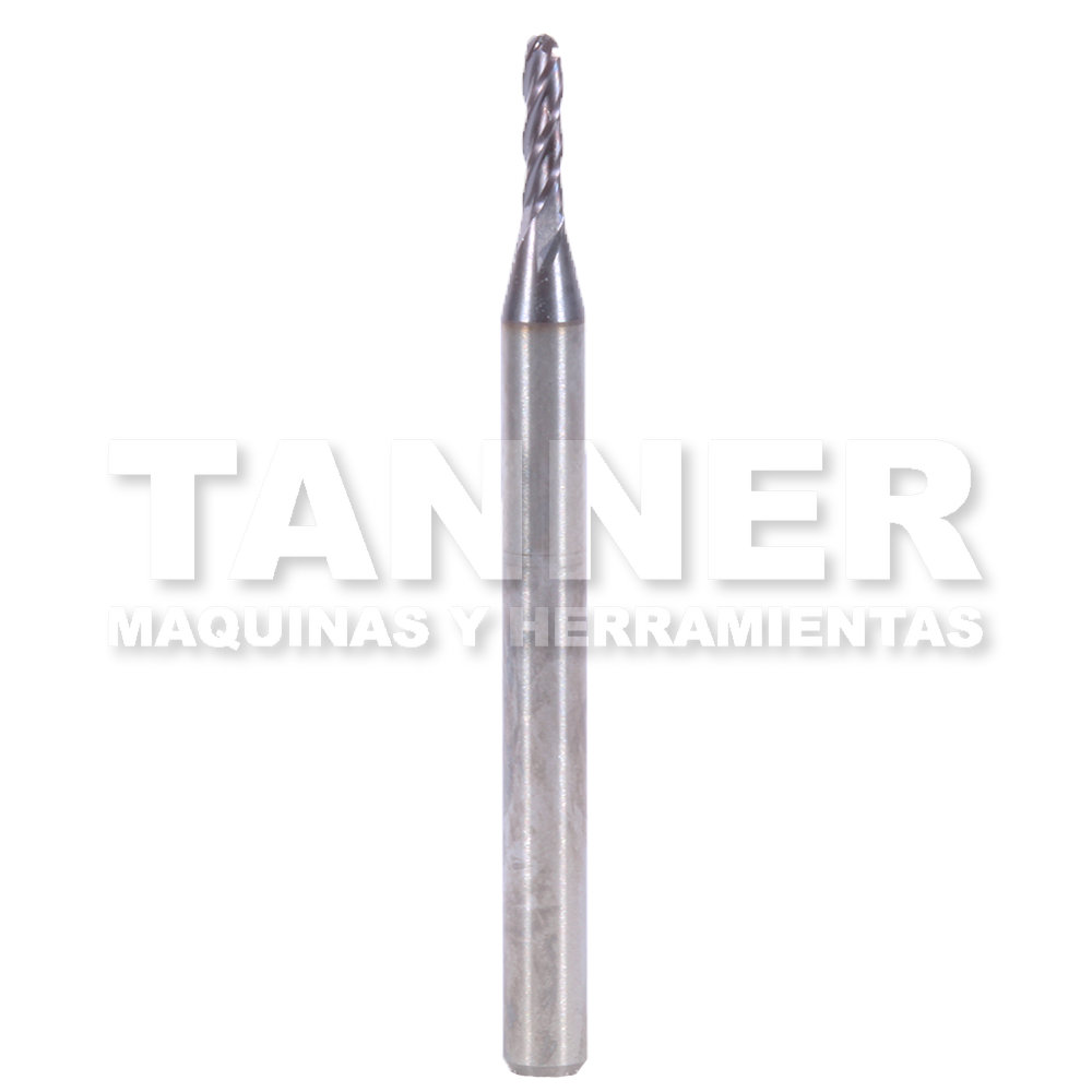 CORTADOR BOLA CARBURO 1/16X1/4X1-1/2 4F TIALN