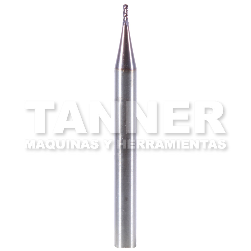 CORTADOR BOLA CARBURO 1/32X3/32X1-1/2 4F TIALN