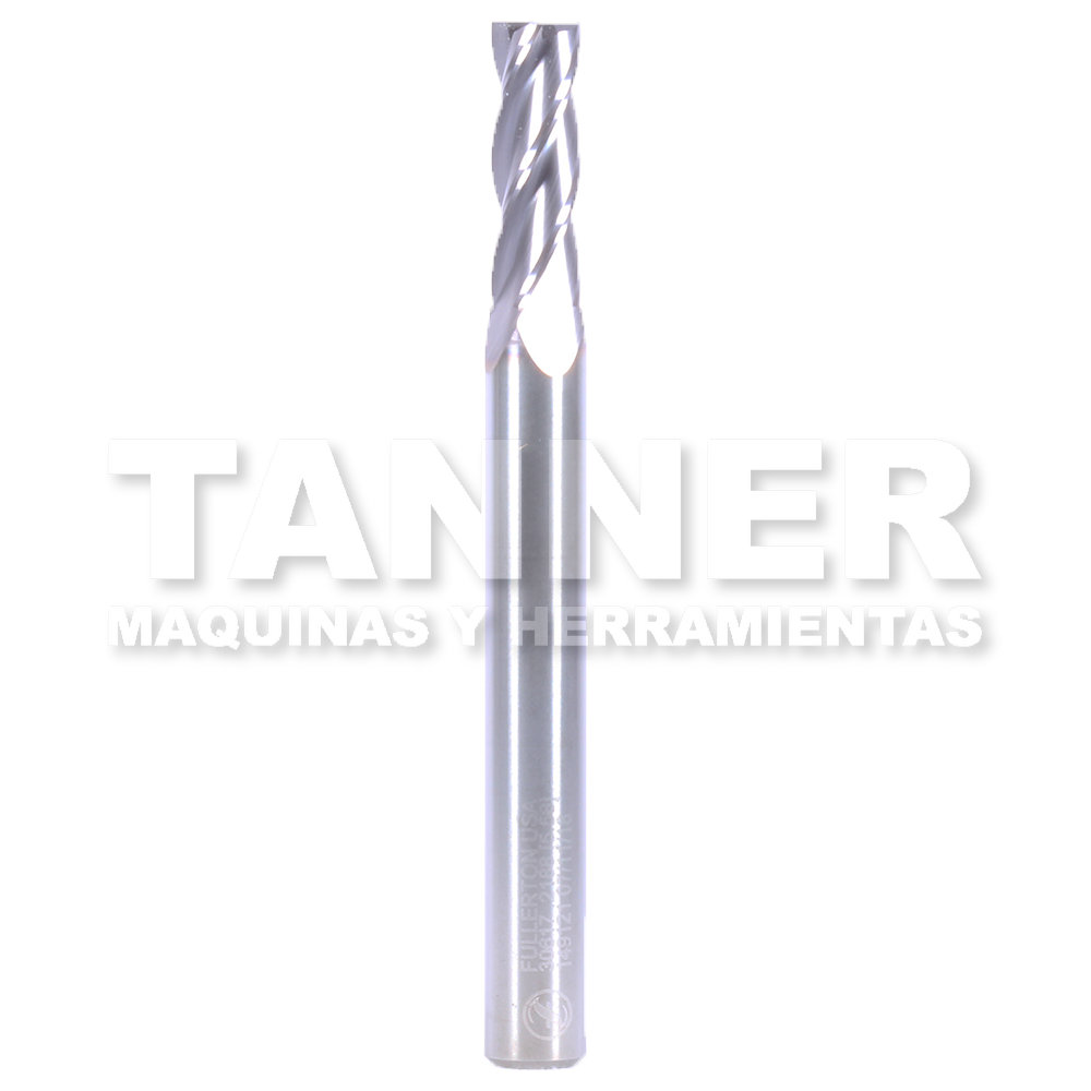 CORTADOR CARBURO 7/32X5/8X2-1/2 4F TIALN