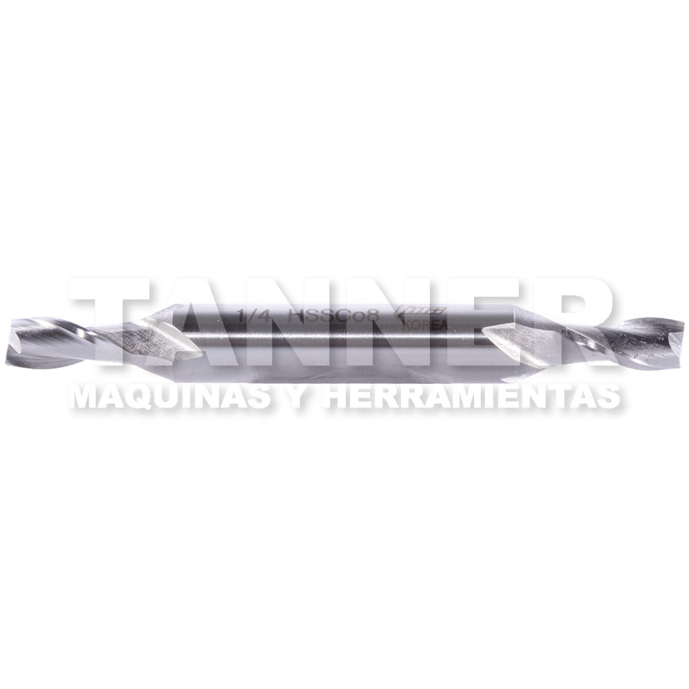 CORTADOR DOBLE COBALTO 1/4X1/2X3-1/8 ZANCO 3/8 2F