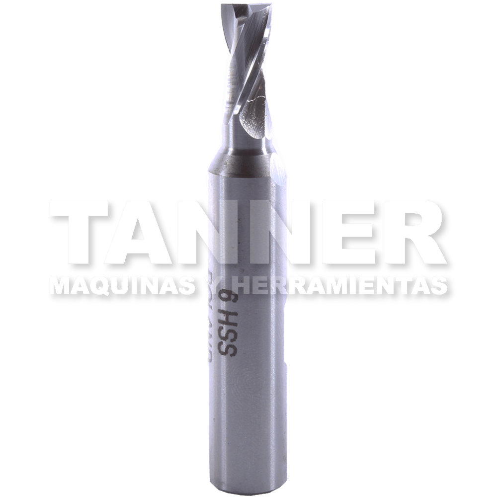 CORTADOR HSS 6MM 1/2X2-5/16 ZANCO 3/8 2F