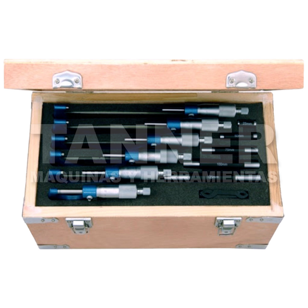 JUEGO MICROMETROS 0-6PULG