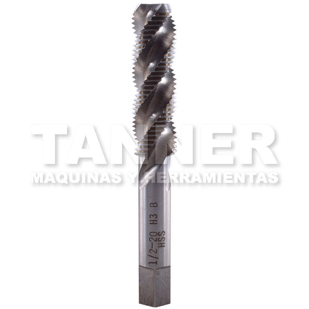 MACHUELO RECTO ESPIRAL HSS 1/2-20 3F H3