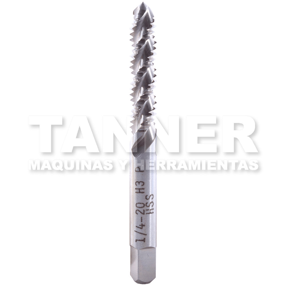 MACHUELO RECTO ESPIRAL HSS 1/4-20 4F H3
