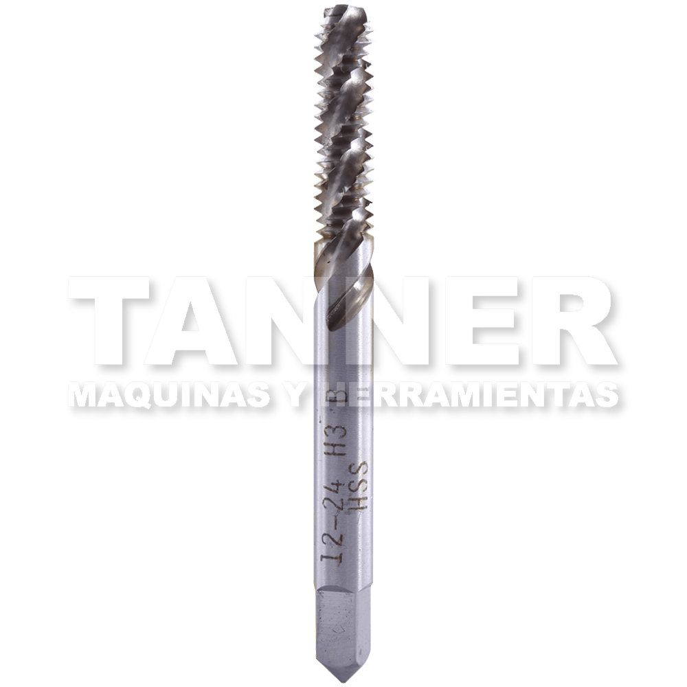 MACHUELO RECTO ESPIRAL HSS 12-24 3F H3