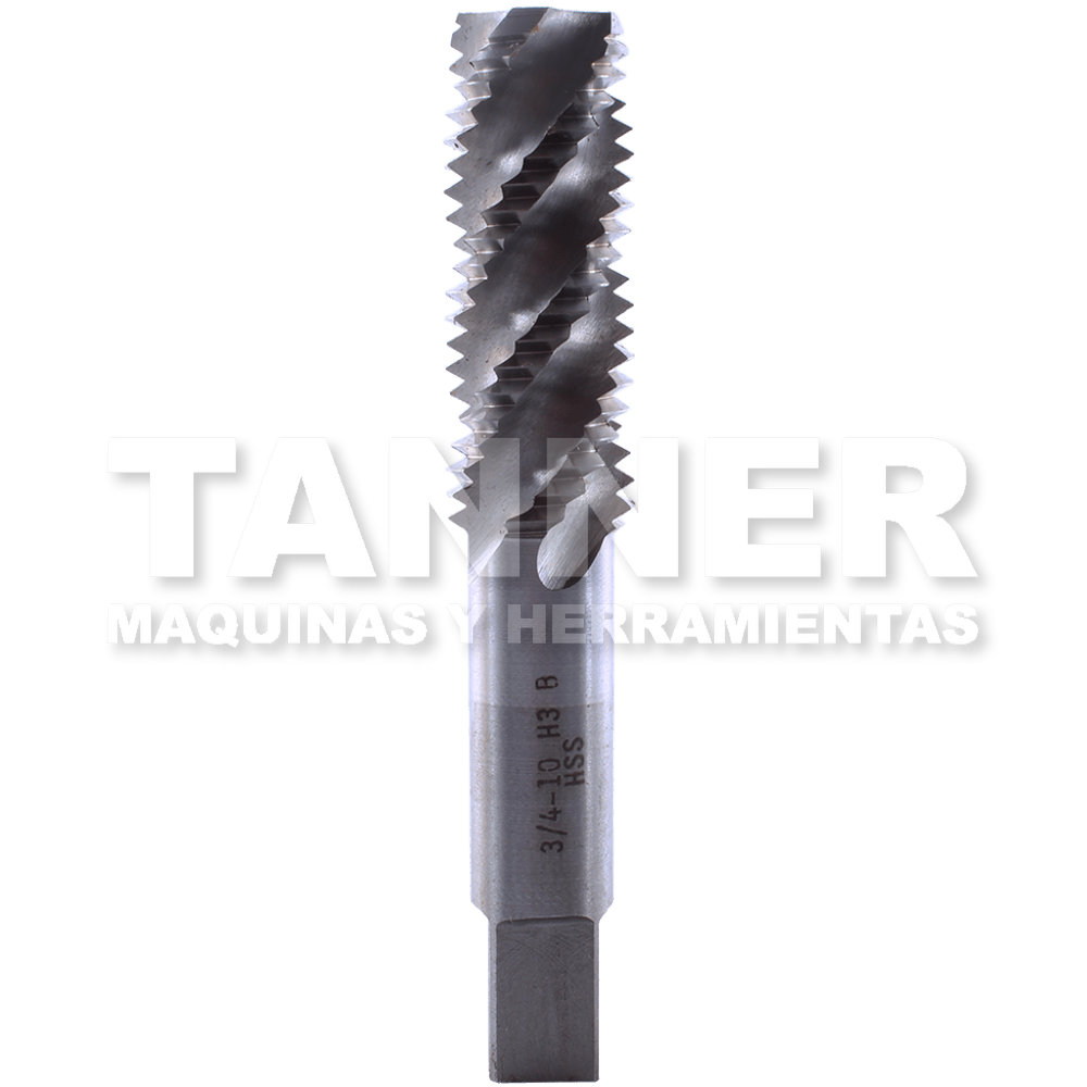 MACHUELO RECTO ESPIRAL HSS 3/4-10 4F H3