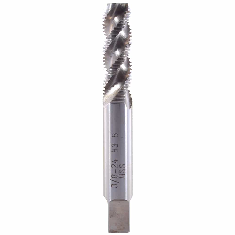 MACHUELO RECTO ESPIRAL HSS 3/8-24 3F H3