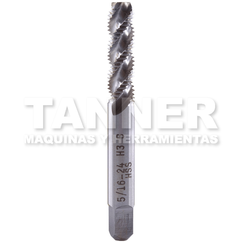 MACHUELO RECTO ESPIRAL HSS 5/16-24 3F H3