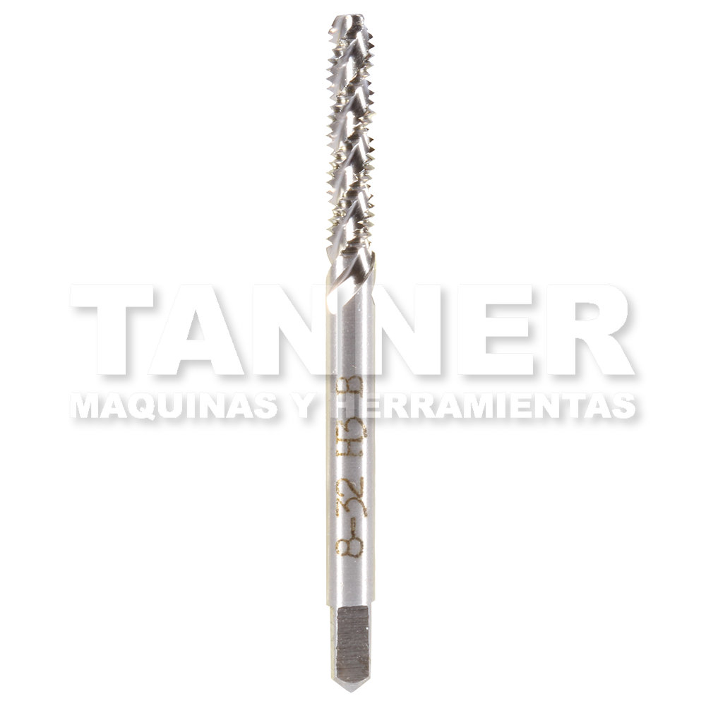 MACHUELO RECTO ESPIRAL HSS 8-32 3F H3