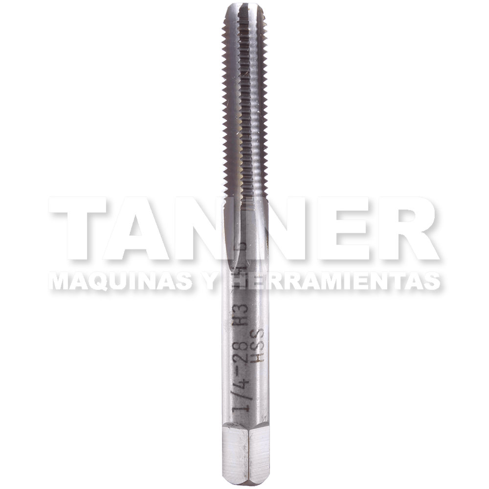 MACHUELO IZQUIERDO RECTO HSS 1/4-28 4F H3