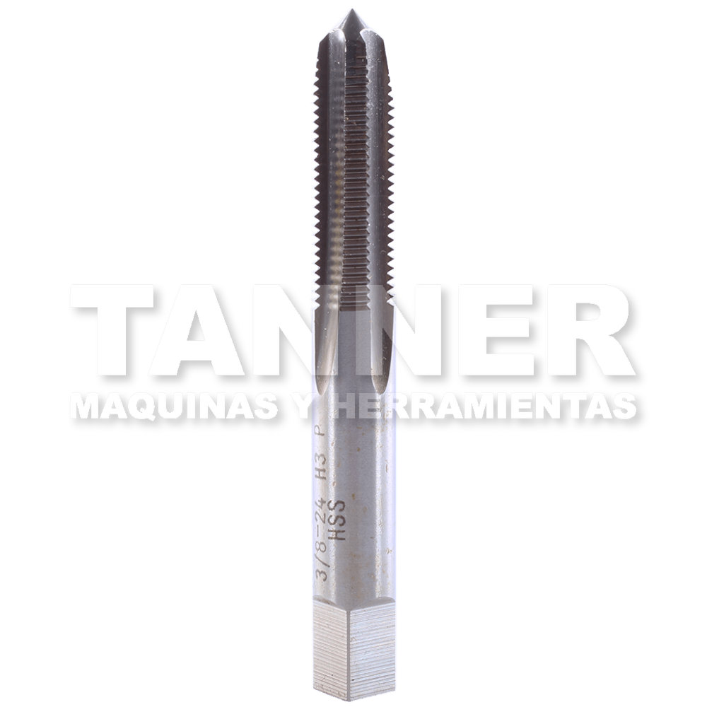 MACHUELO SEMICONICO HSS 3/8-24 4F H3