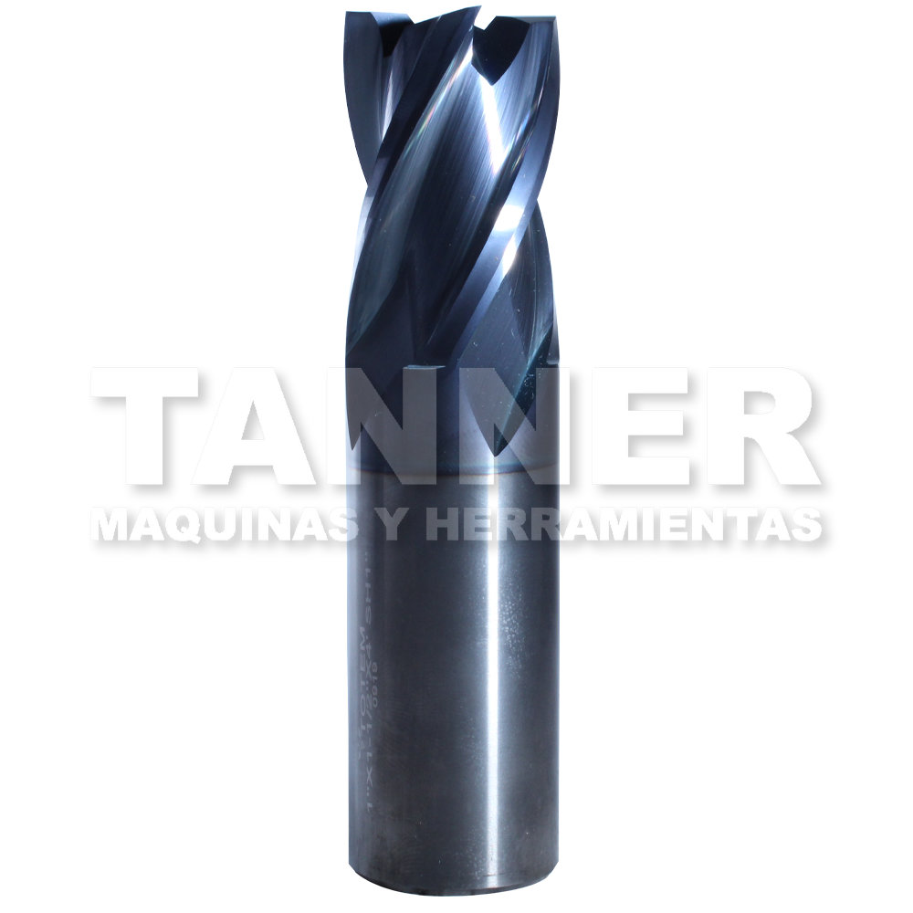 Endmill plano 1X1-1/2x4 SH1/8 4FLT TA ECO