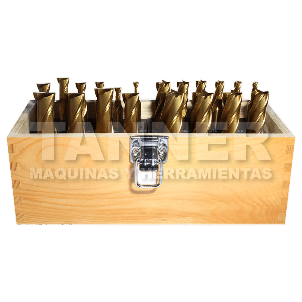 JUEGO CORTADOR VERTICAL TITANIO 20PZ