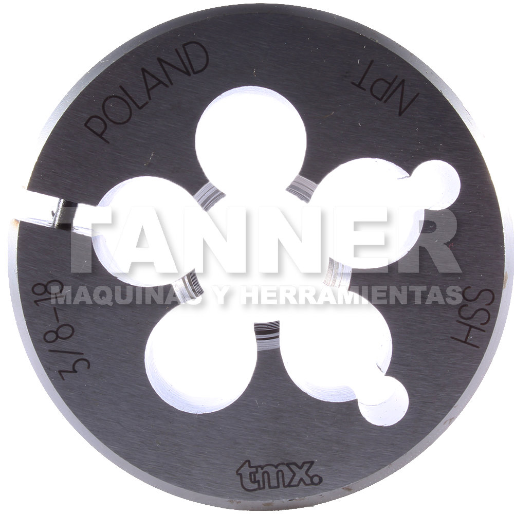 TERRAJA REDONDA HSS 3/18-18X2 NPT