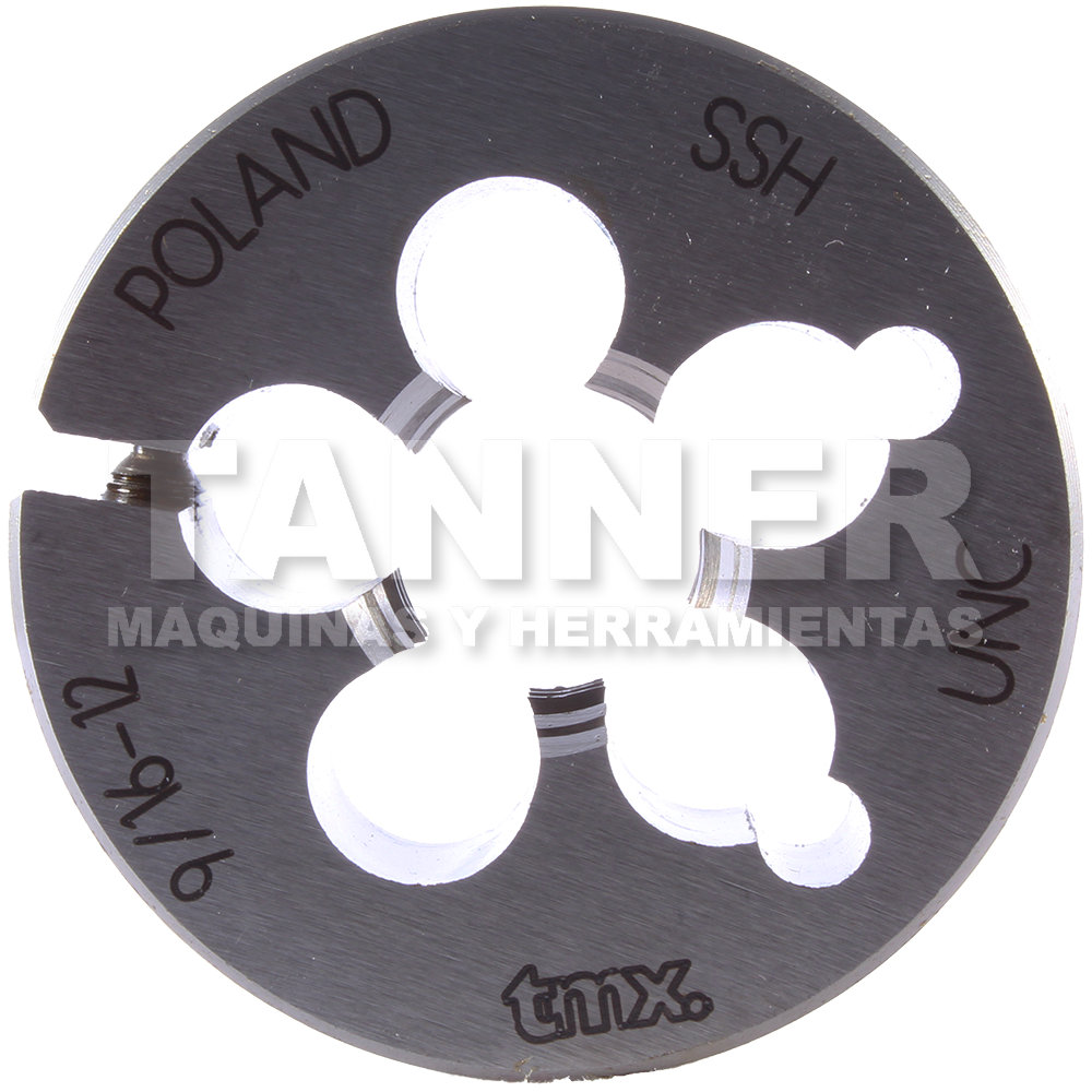 TERRAJA REDONDA HSS 9/16-12X1-1/2