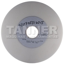 [CUM410725016015] RUEDA VITRIFICADA BLANCA 7X1/4X1-1/4 G60 AA K5 V8