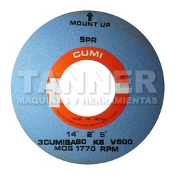 [CUMTMH1402001] RUEDA RECTIFICADO 14X2X5PULG A60K 45MPS