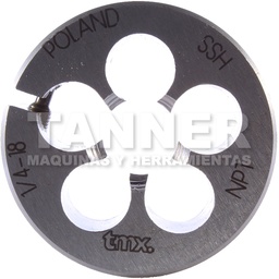 [TOM5-816-020] TERRAJA REDONDA HSS 1/4-18X1-1/2 NPT
