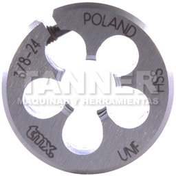 [TOM5-805-065] TERRAJA REDONDA HSS 3/8-24X1