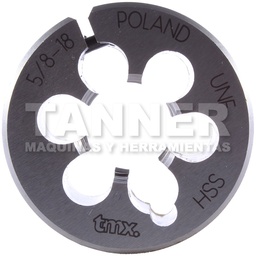 [TOM5-805-110] TERRAJA REDONDA HSS 5/8-18X1-1/2