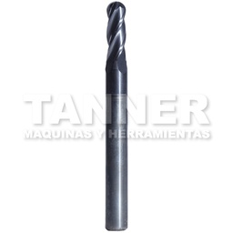 [FUL30729] CORTADOR BOLA CARBURO 7/32X5/8X2-1/2 4F TIALN