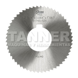 [TOM5-745-525] SIERRA CIRCULAR 2-3/4”X.064X.001PULG