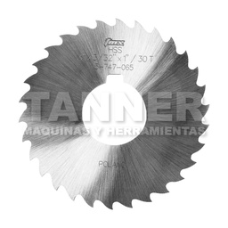 [TOM5-747-065] PLAIN SLITTING SAW, 3X3/32X1 30T