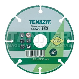 [AUS162] SIERRA DE CARBURO DE TUNGSTENO PARA CORTE DE MADERA CON SOLDADO DE ALTA RESISTENCIA