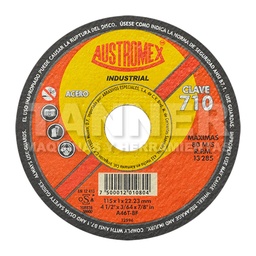 [AUS710] DISCO PARA CORTE DE METAL 115x1x22.2