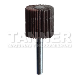 [AUS903] RUEDA FLAP CON VASTAGO GRANO 120 25x25x6.4 WM120