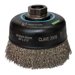 [AUS2909] CEPILLO TIPO COPA DE ALAMBRE ONDULADO 75 x 0.30 x MR
