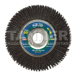 [AUS2935] RUEDA FLAP EASY-CUT PLUS GRANO 80 150x25x25.4 A80-EC