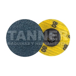 [AUS4652] DISCO DE LIJA DE CAMBIO RAPIDO (ROL-OK) CON ZIRCONIO AZUL GRANO 80 51