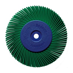 [AUS4852] CEPILLO RADIAL TERMOPLASTICO DE 150 MM DE DIAMETRO COLOR VERDE OSCURO CON ADAPTADOR Y REDUCTORES 22.2 - 19.1 - 15.9 -12.7. 150 x 12.7 x 25.4
