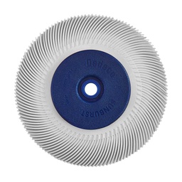 [AUS4855] CEPILLO RADIAL TERMOPLASTICO DE 150 MM DE DIAMETRO COLOR BLANCO CON ADAPTADOR Y REDUCTORES 22.2 - 19.1 - 15.9 -12.7. 150 x 12.7 x 25.4